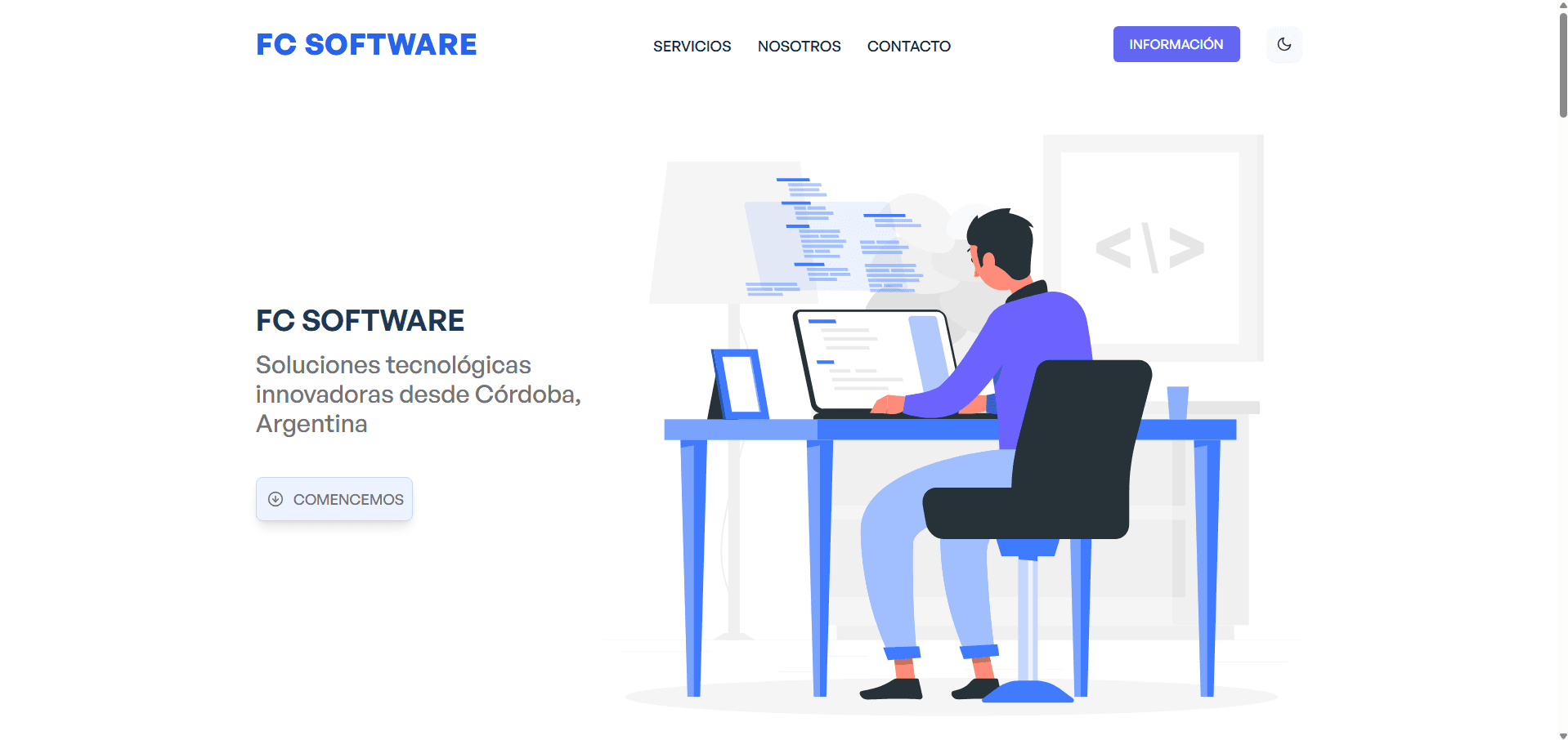 LANDING PAGE - FC SOFTWARE